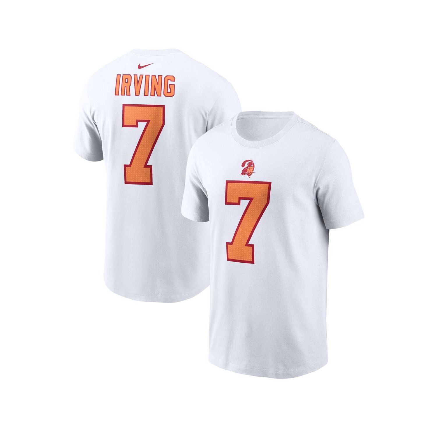 Men's Bucky Irving White '76 Tampa Bay Buccaneers 50th Season Alternate Name & Number T-Shirt