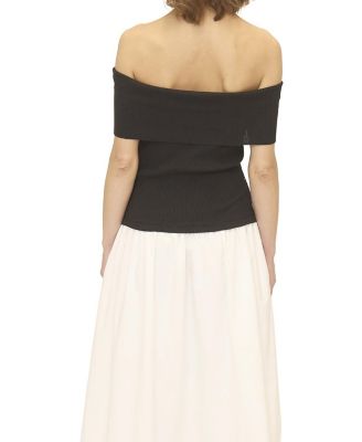 Women's Darcy Mixed Media Off Shoulder Dress