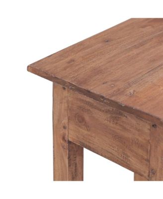 Plant Stand Solid Mahogany Wood, 11.8" x 11.8" x 29.5"