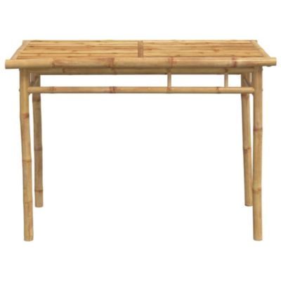 Dining Table Natural Bamboo Bamboo Medium Durable