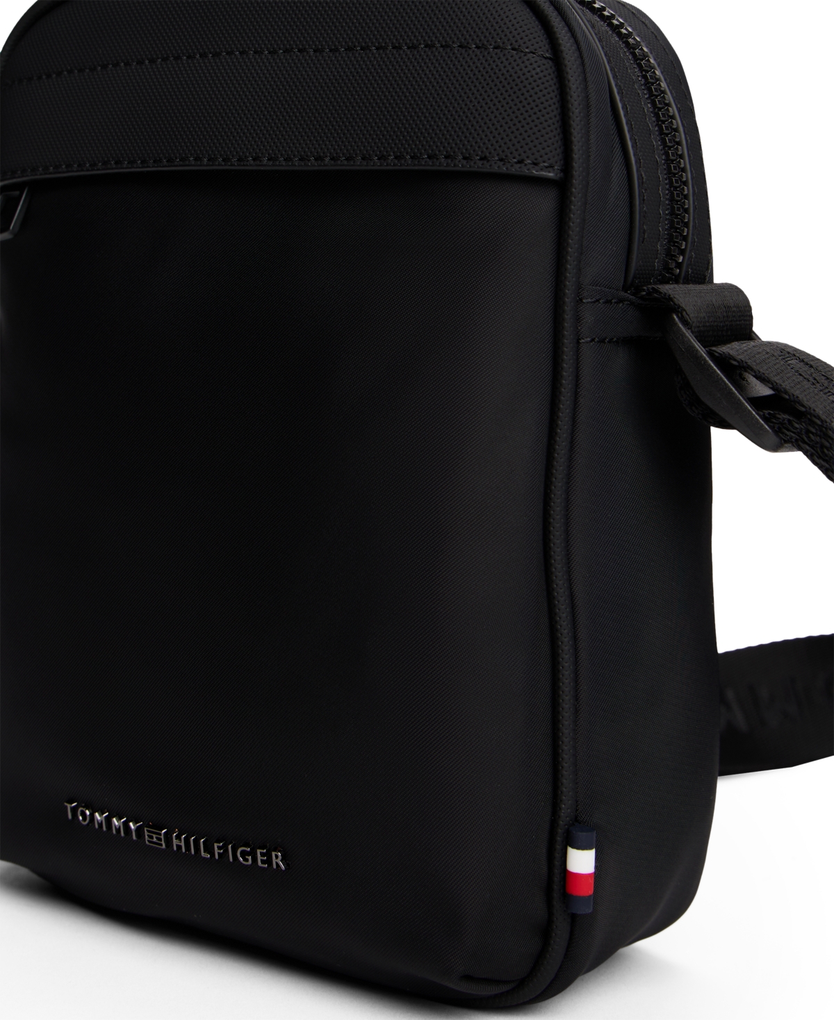 Tommy Hilfiger Men's Mini Reporter Bag In Black
