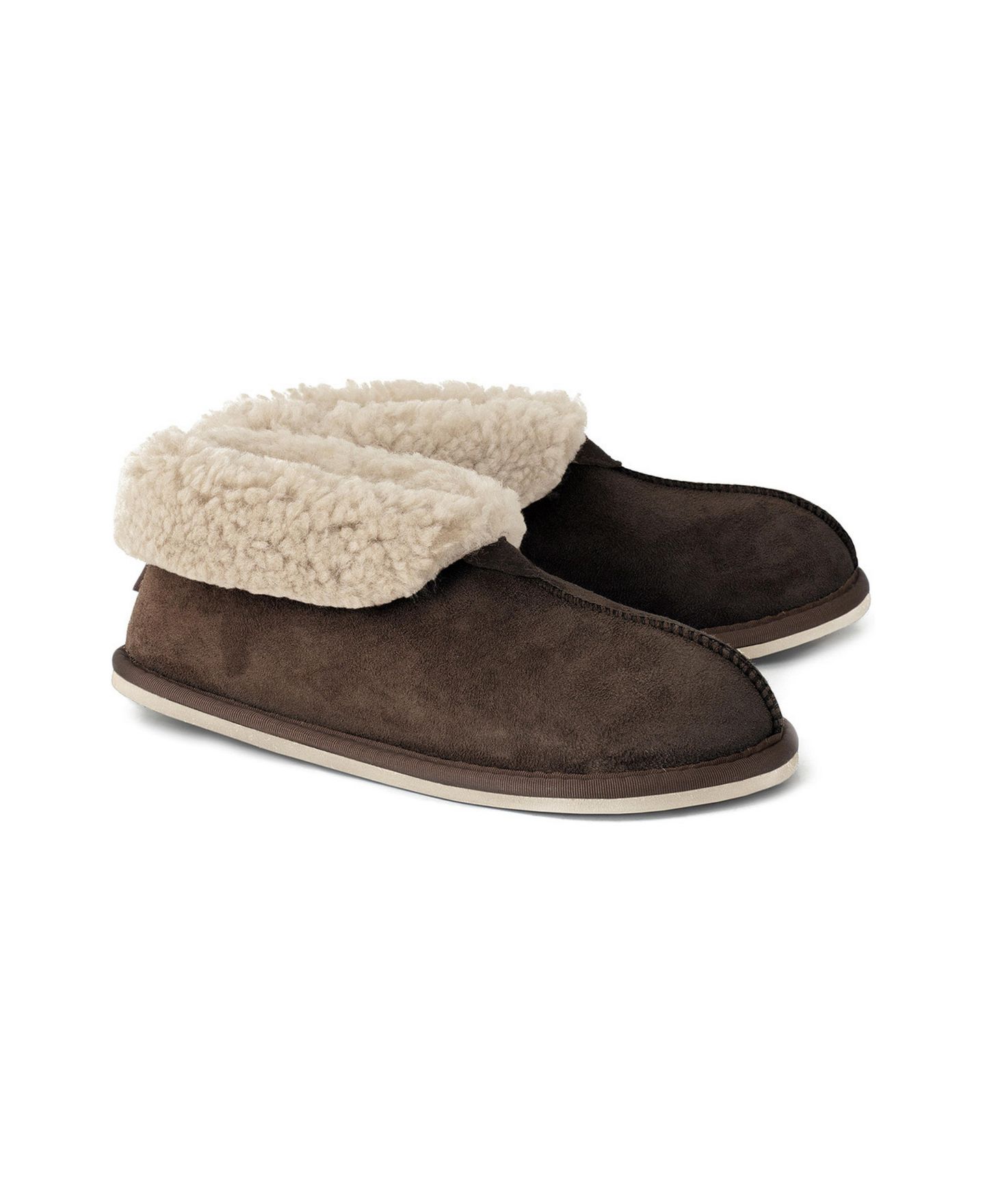 Женские тапочки Celtic & Co. Ladies' Shearling Bootee Slippers, цвет: Кремовый — фото 2