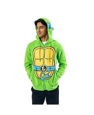 Leonardo Long Sleeve Men's Green Cosplay Hoodie-Large