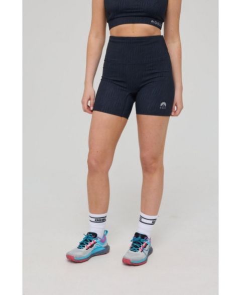 Женские шорты OOSC Infinite High Waisted Shorts - Black Tiger, цвет: Чёрный