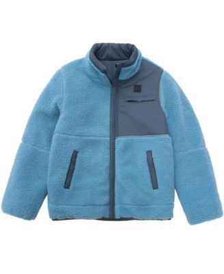Little and Big Boys' Reversible Lightweight Fleece Jacket