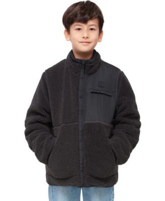 Little and Big Boys' Reversible Lightweight Fleece Jacket