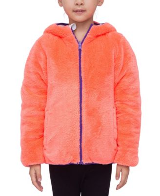 Little and Big Girls' Reversible Fleece Jacket