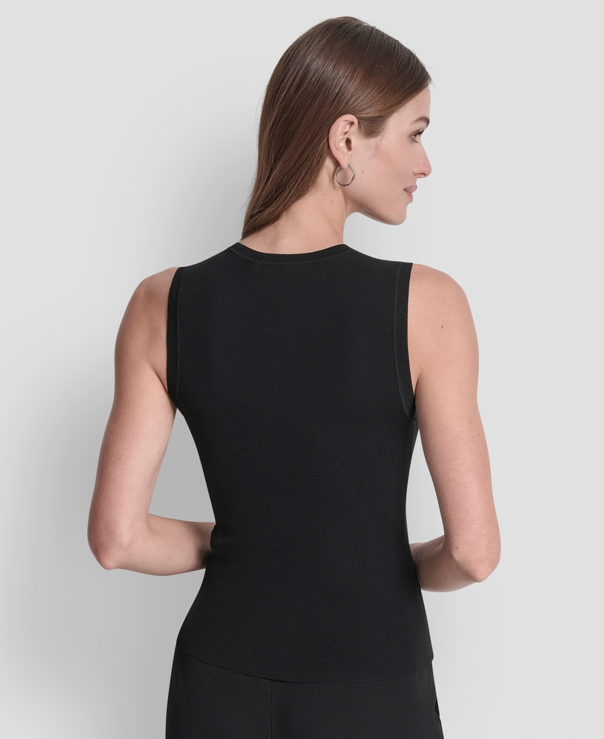 Dkny Women's Sleeveless Sweater In Black