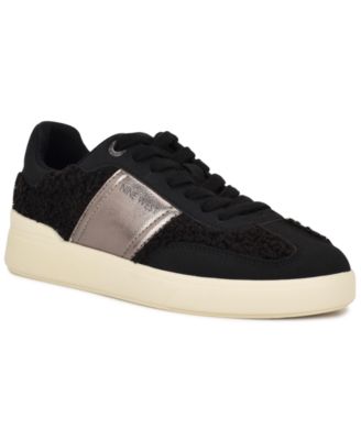 Linehan Round Toe Lace-Up Sneakers