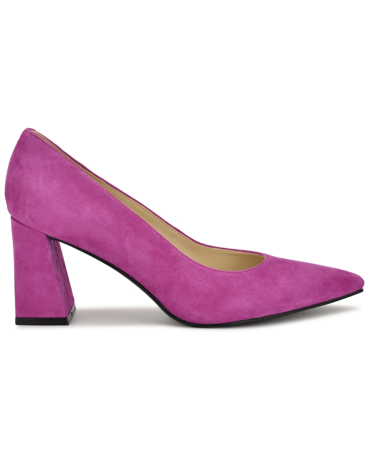 Nine West Women's Monda Block Heel Slip-on Dress Pumps In Pink