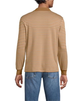 Men's Tall Long Sleeve Cotton Supima Polo Shirt