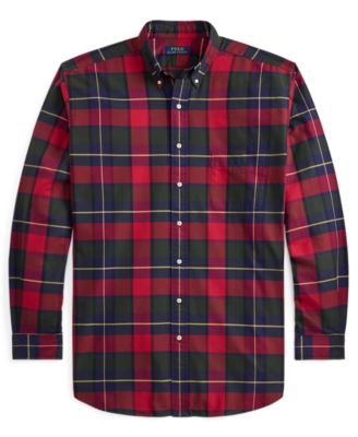 Men's Big & Tall Plaid Oxford Shirt