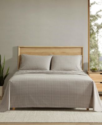 Printed 100% Cotton Percale 4-Pc. Sheet Set, Queen