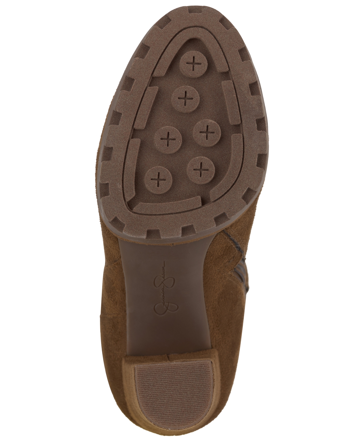 Jessica Simpson Imerald Faux Shearling Knee High Platform Boot In Brown