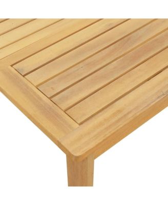 Pallet Sofa Set Natural Wood Solid Acacia Wood 52.4x36.2x27.2 in