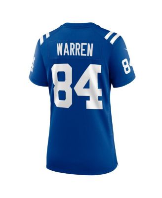 Women's Tyler Warren Royal Indianapolis Colts Game Jersey