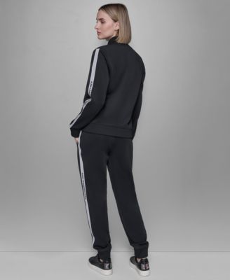 Petite Logo Detail Zip-Up Jacket