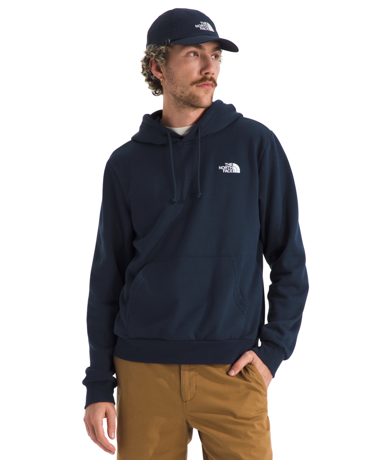 The North Face Men's Evolution Box Never Stop Exploring Hoodie - Summit Navy