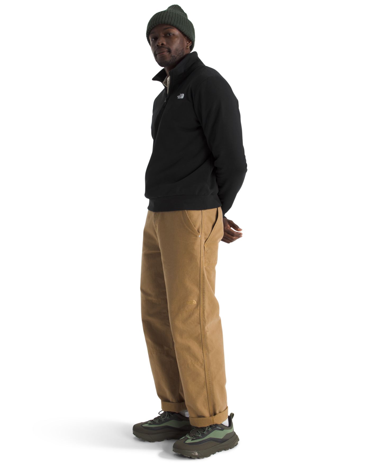 Мужская толстовка The North Face Evolution Simple Dome Quarter Zip, цвет: Чёрный — фото 2