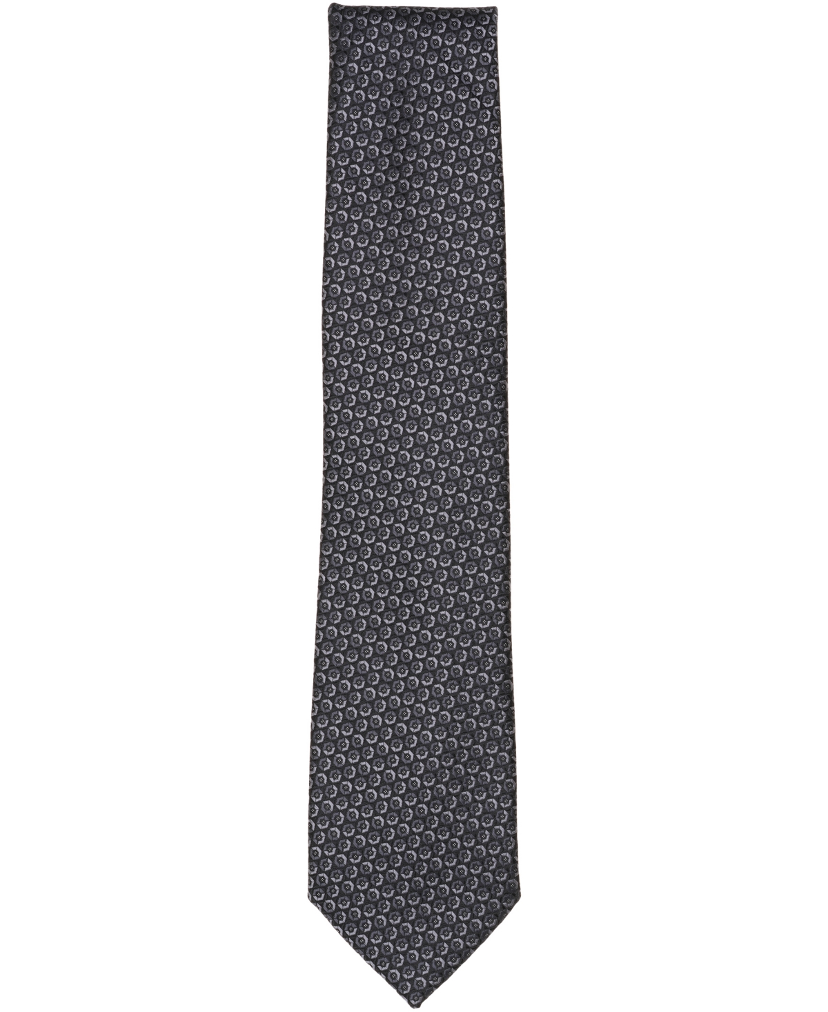 Perry Ellis Portfolio Men's Delson Geometric Tie In Black
