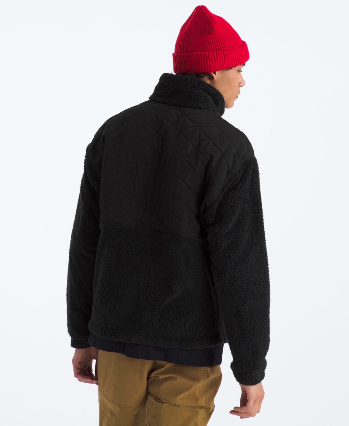 The North Face Men's Cabin Fleece Full Zip Jacket In Black