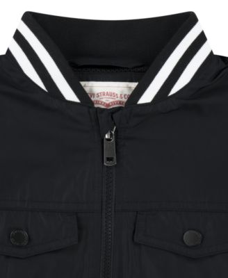 Boys' 4-7 Shiny Mesh Lined Bomber Jacket