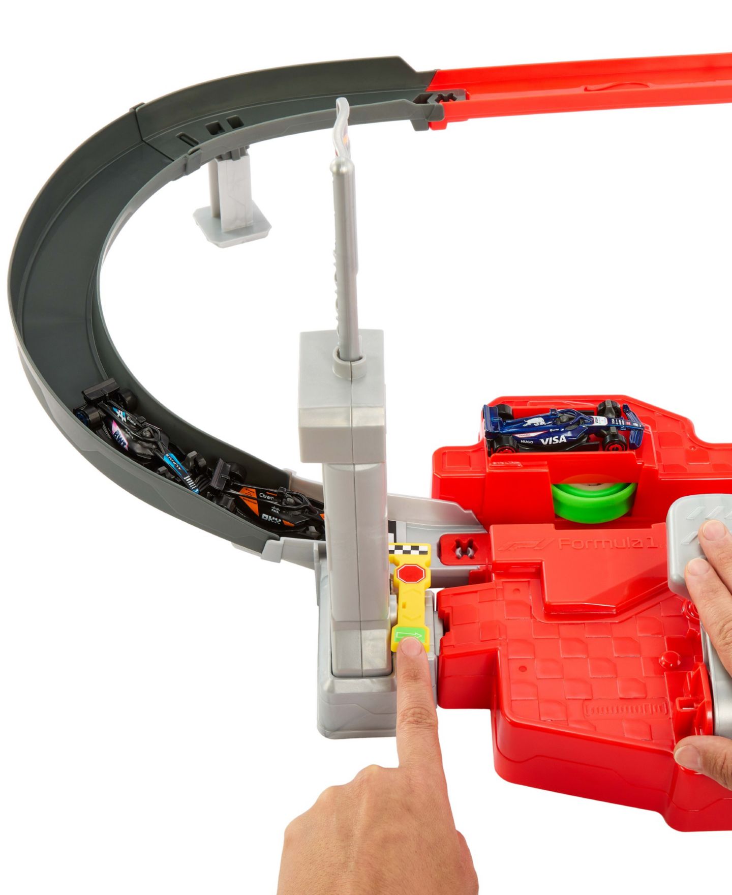 Детские игрушки Hot Wheels 1:64 Scale Formula 1 Sprint Race Circuit Track Set — фото 3
