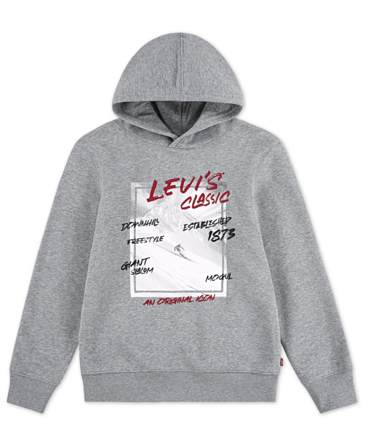 Levi's Kids' Boys 8-20 Black Diamond Pullover Hoodie In Gray