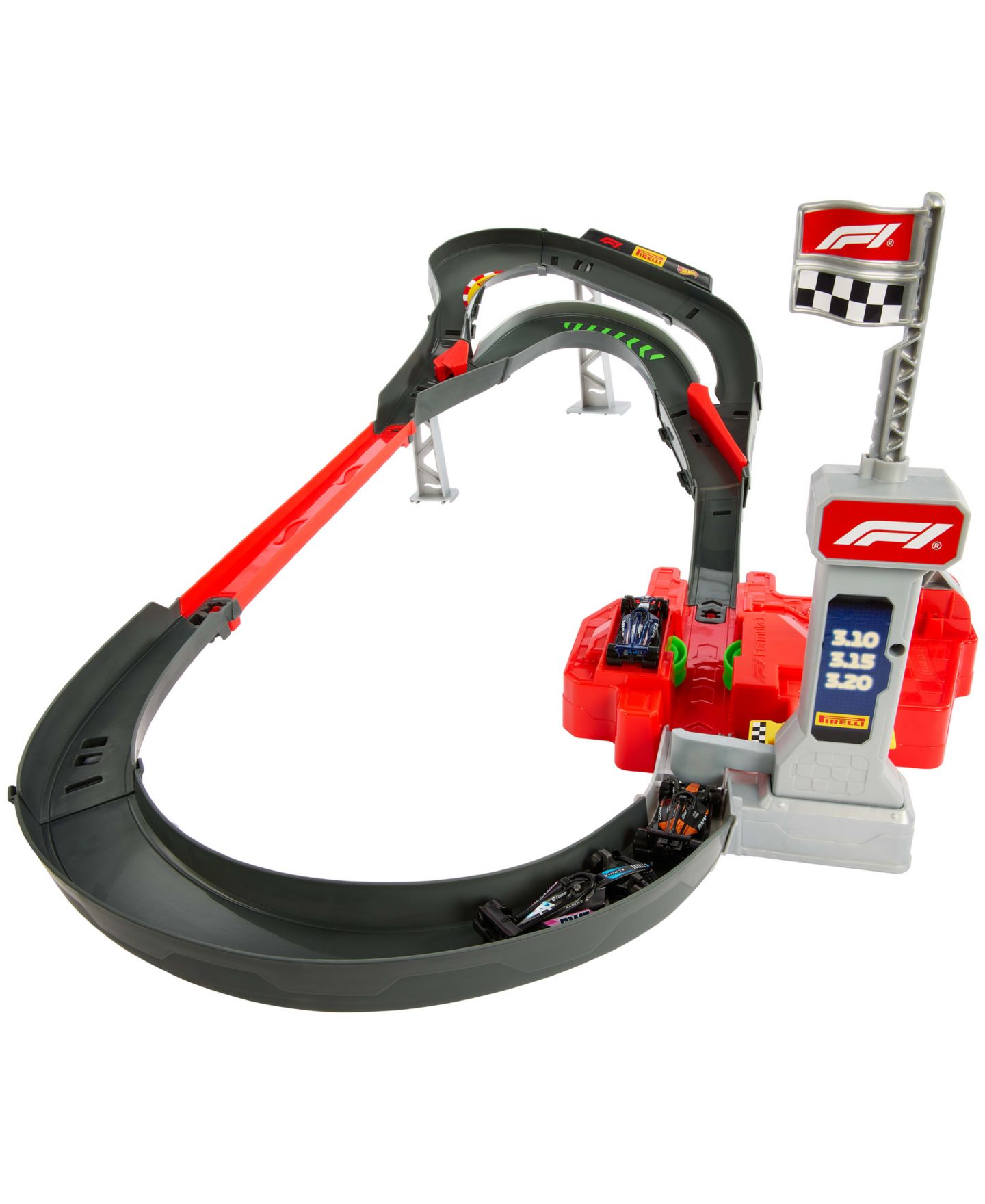 Детские игрушки Hot Wheels 1:64 Scale Formula 1 Sprint Race Circuit Track Set — фото 5