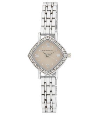 Women's Diamond Case Crystal Bezel Bracelet Watch, 27mm