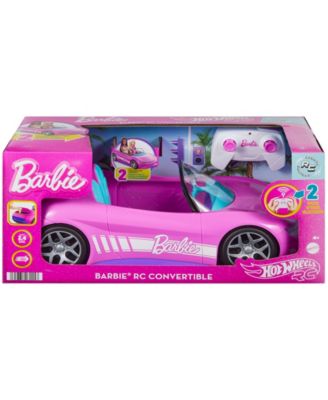 RC Barbie Convertible Toy Car