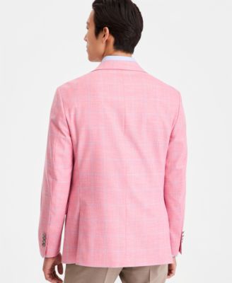 Men's Slim-Fit Patterned Blazer