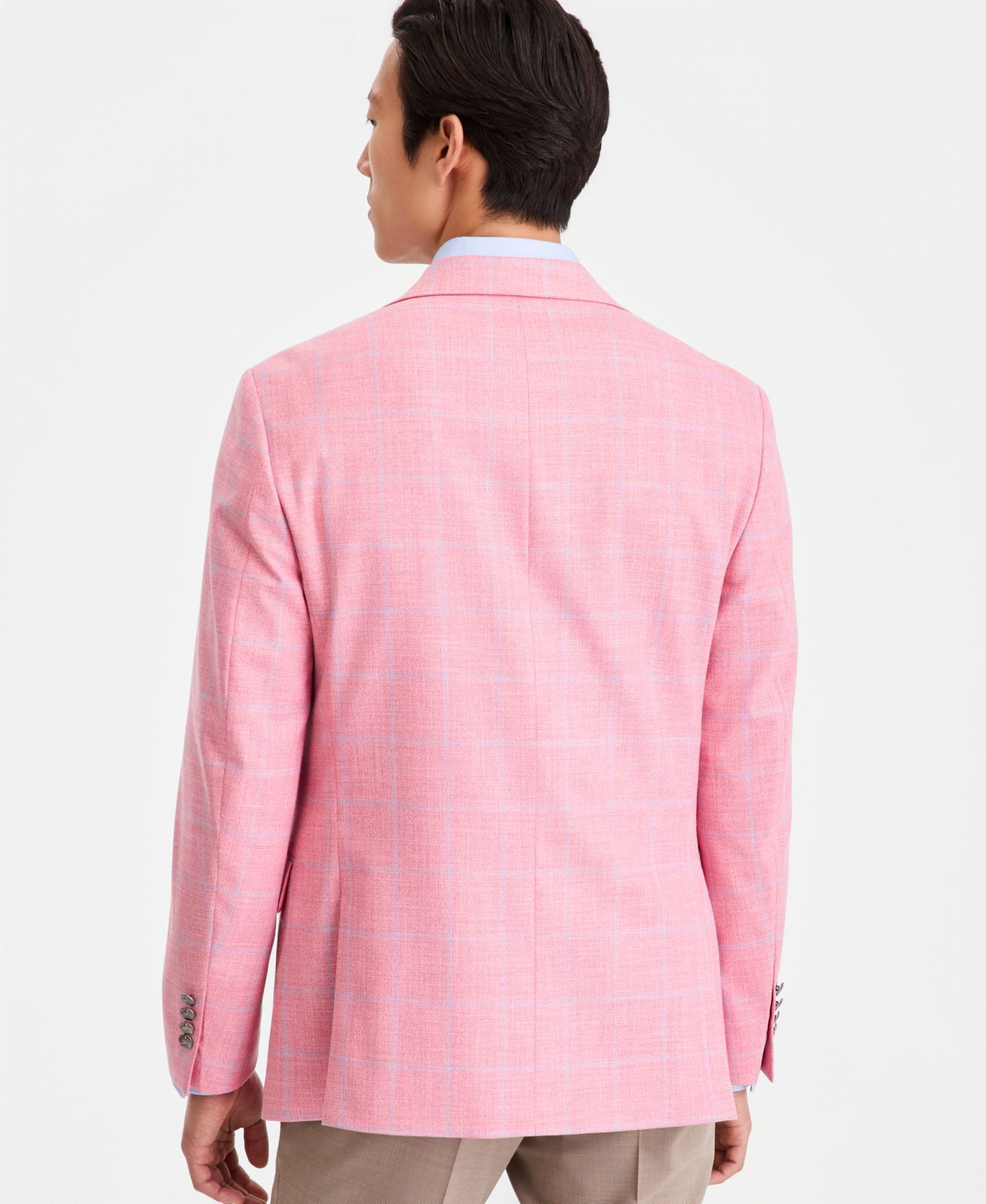 Мужской пиджак Tallia Slim-Fit Patterned Blazer, цвет: Светлый красный — фото 4