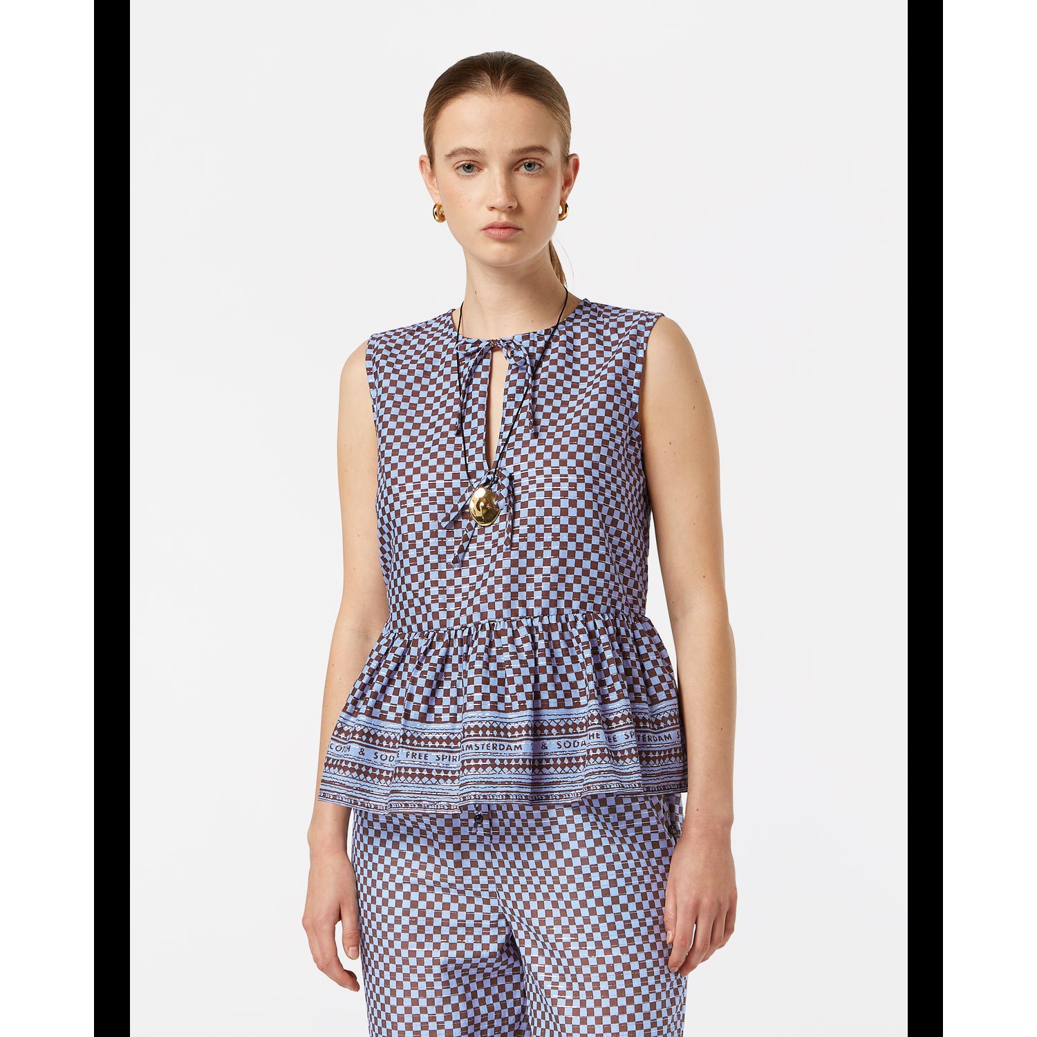 Women's Bow Details Top