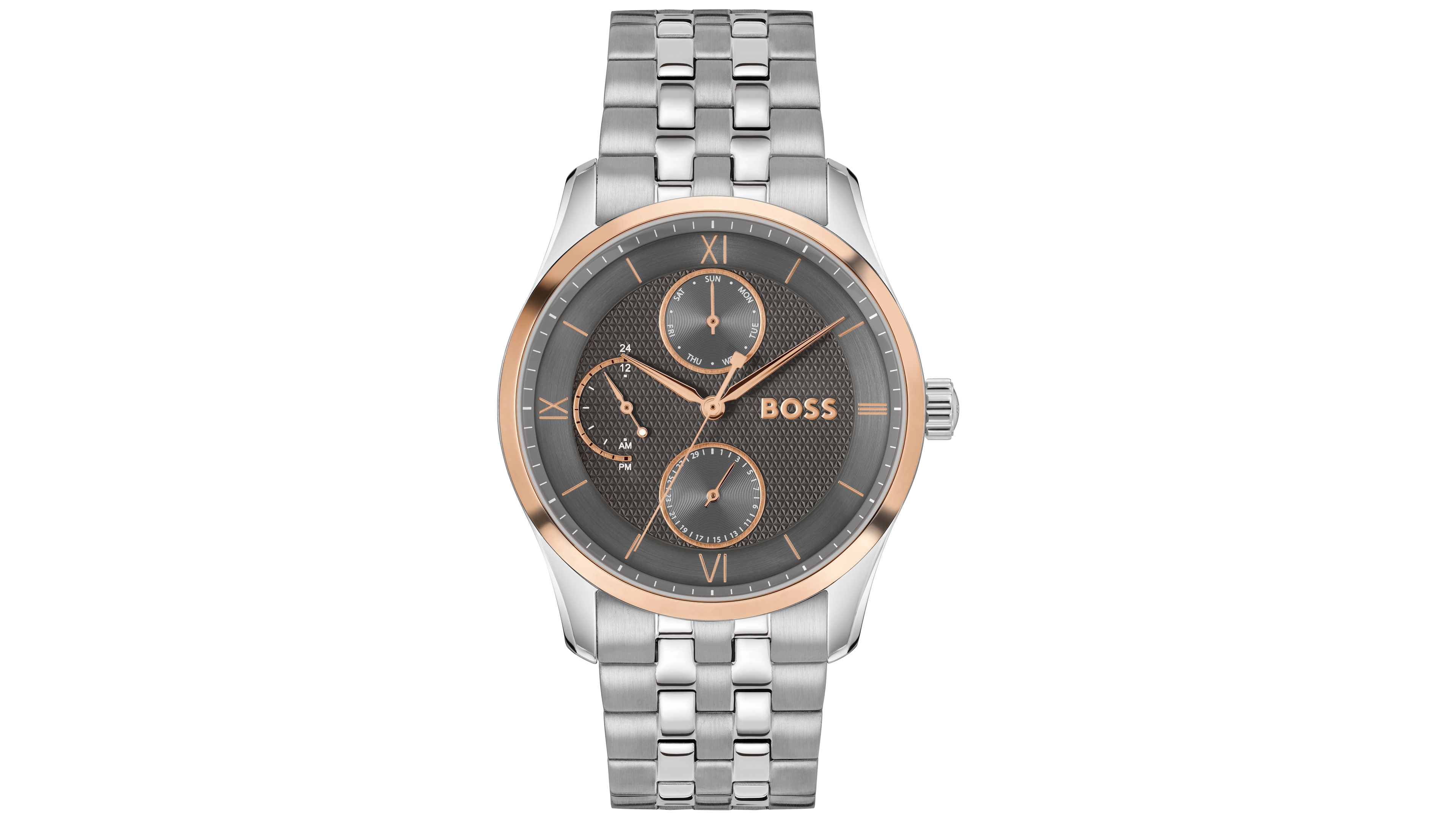 Hugo Boss Men's Principle Master Quartz Multifunction Stainless Steel Watch