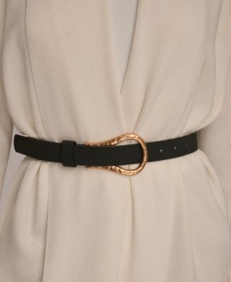 Women's Belted Open-Front Cardigan