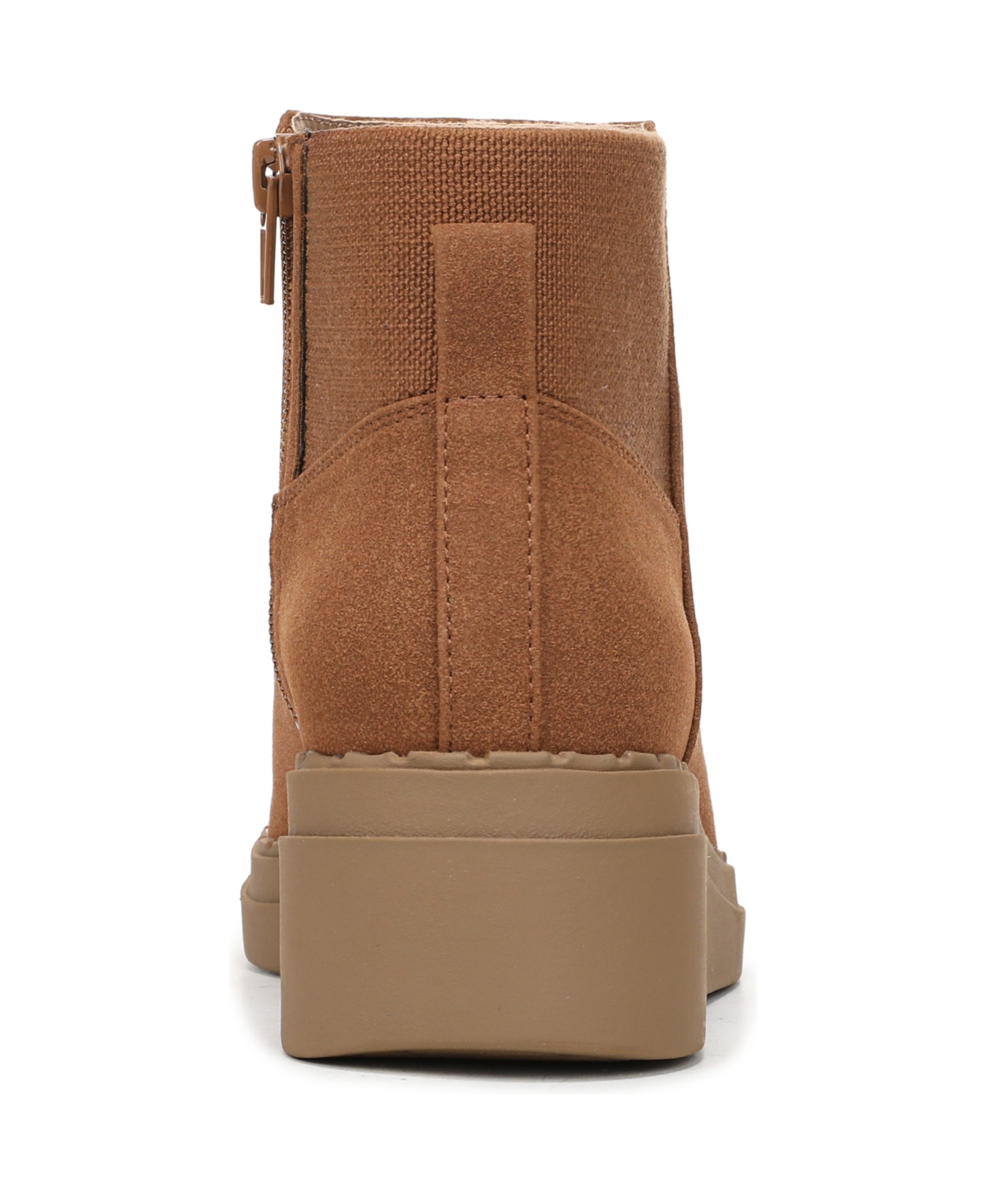 Lifestride Women's Dubliner Wedge Zip Short Boots In Brown