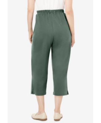 Plus Size 7-Day Knit Capri