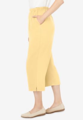 Plus Size 7-Day Knit Capri