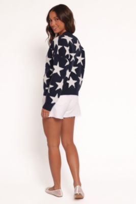 Sailor Star Knit Cardigan - Navy