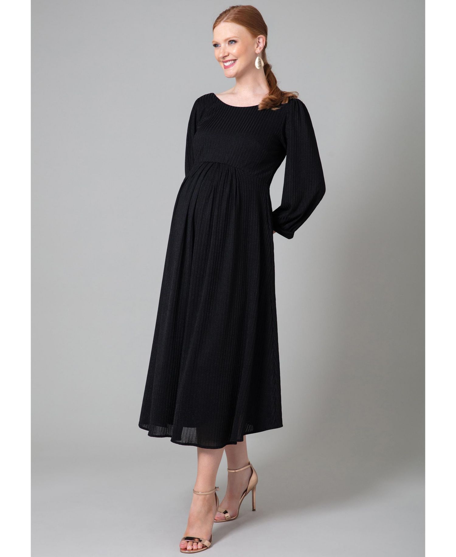 Maternity Tiffany Rose Isla Ribbed Jersey Dress