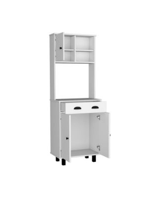 Kitchen Pantry Naomi, Kitchen, White