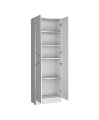 Pantry Cabinet Coahoma, Kitchen, White