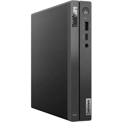 ThinkCentre neo 50q Gen 4 Tiny Desktop Computer, Intel Core i5-13420H 2.1GHz, 8GB RAM, 256GB SSD, Windows 11 Pro, Black