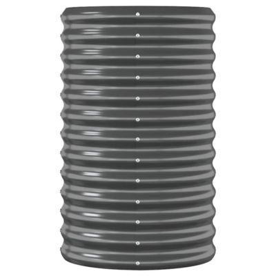 Garden Raised Bed Anthracite Powder-coated steel Large Durable