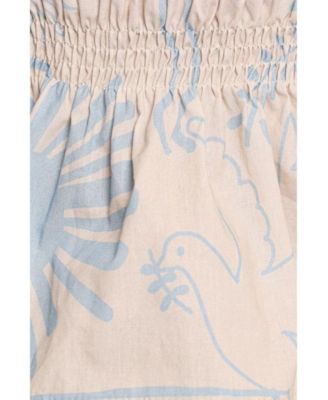 Women's Elena Strapless Top - Blue Soleil