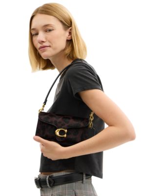 Tabby Small Haircalf Leopard Print Shoulder Bag 20