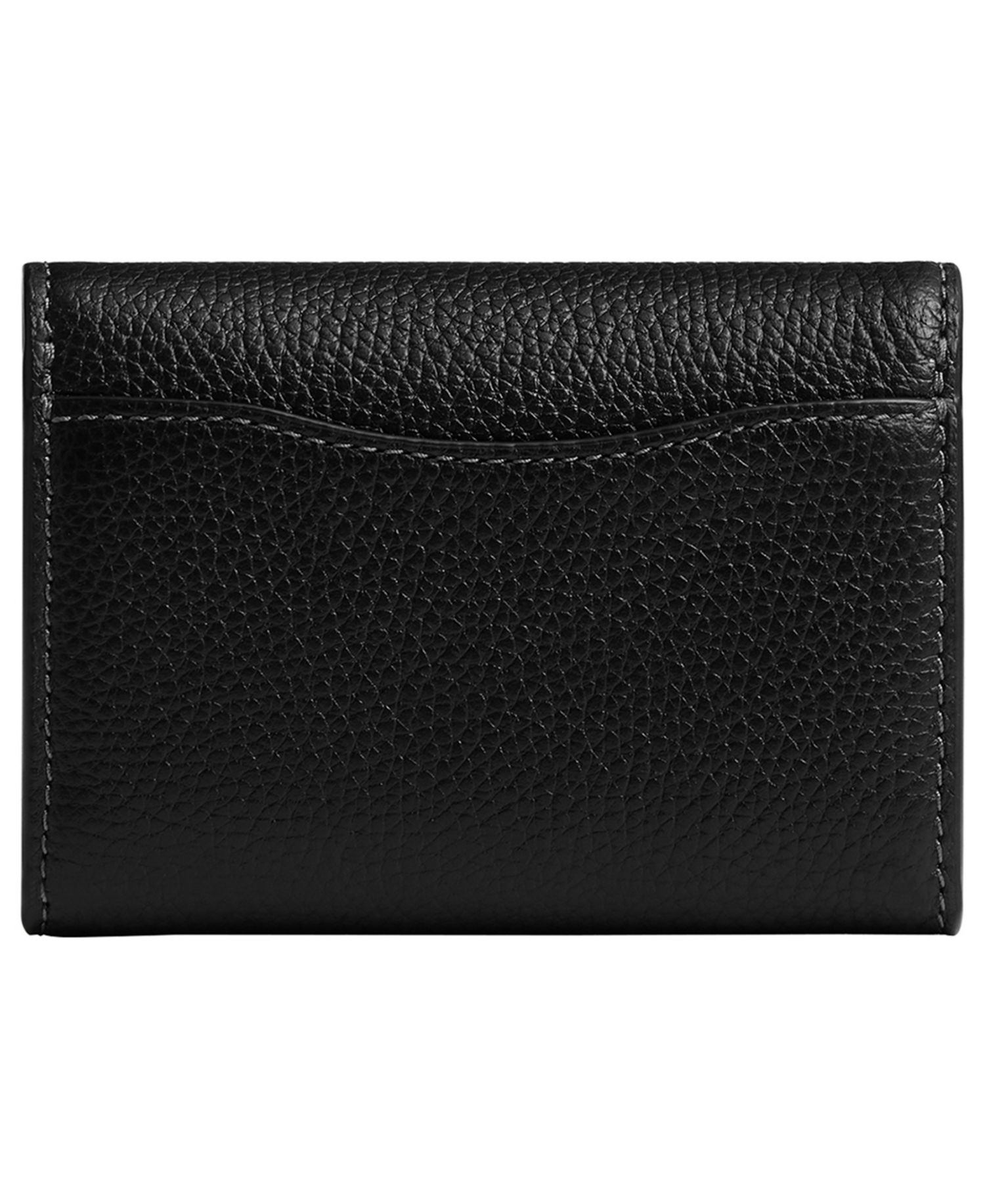 Essential Pebble Leather Flap Card Case