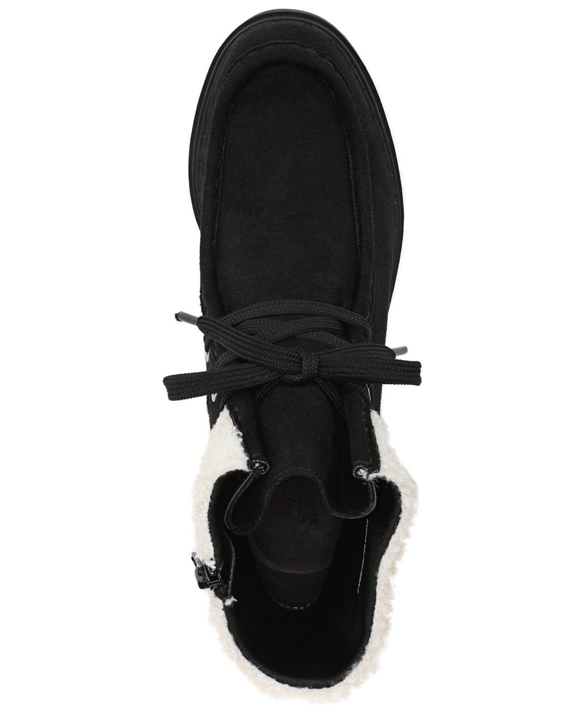 Lifestride Women's Devon Wedge Zip Short Boots In Black
