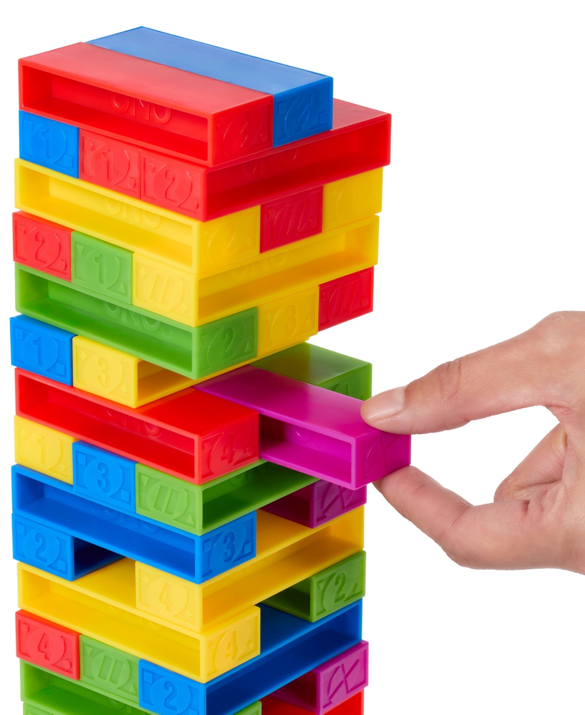 Mattel Uno Stacko Game For Kids And Family In Multi